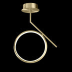 M6584 Olimpia Ceiling 20W LED Satin Gold
