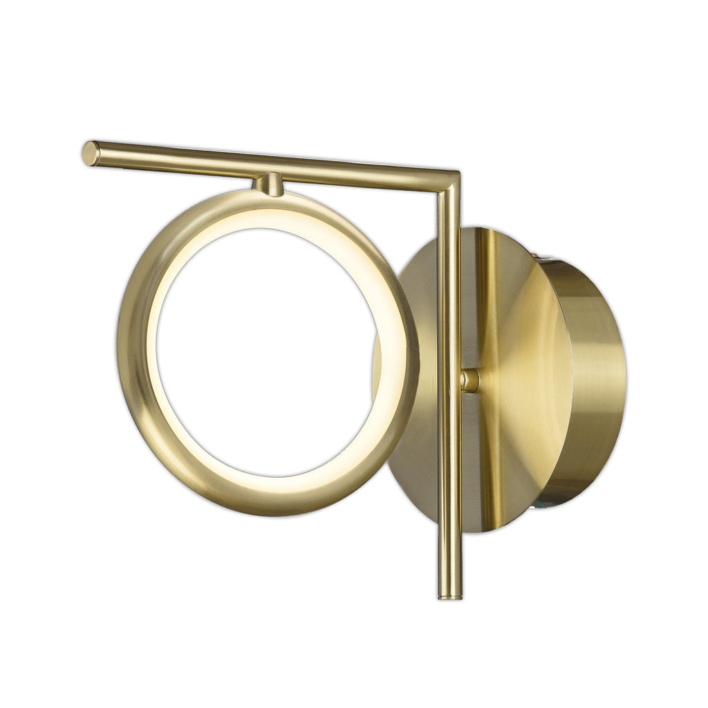 M6585 Olimpia Wall Lamp 8W LED Satin Gold