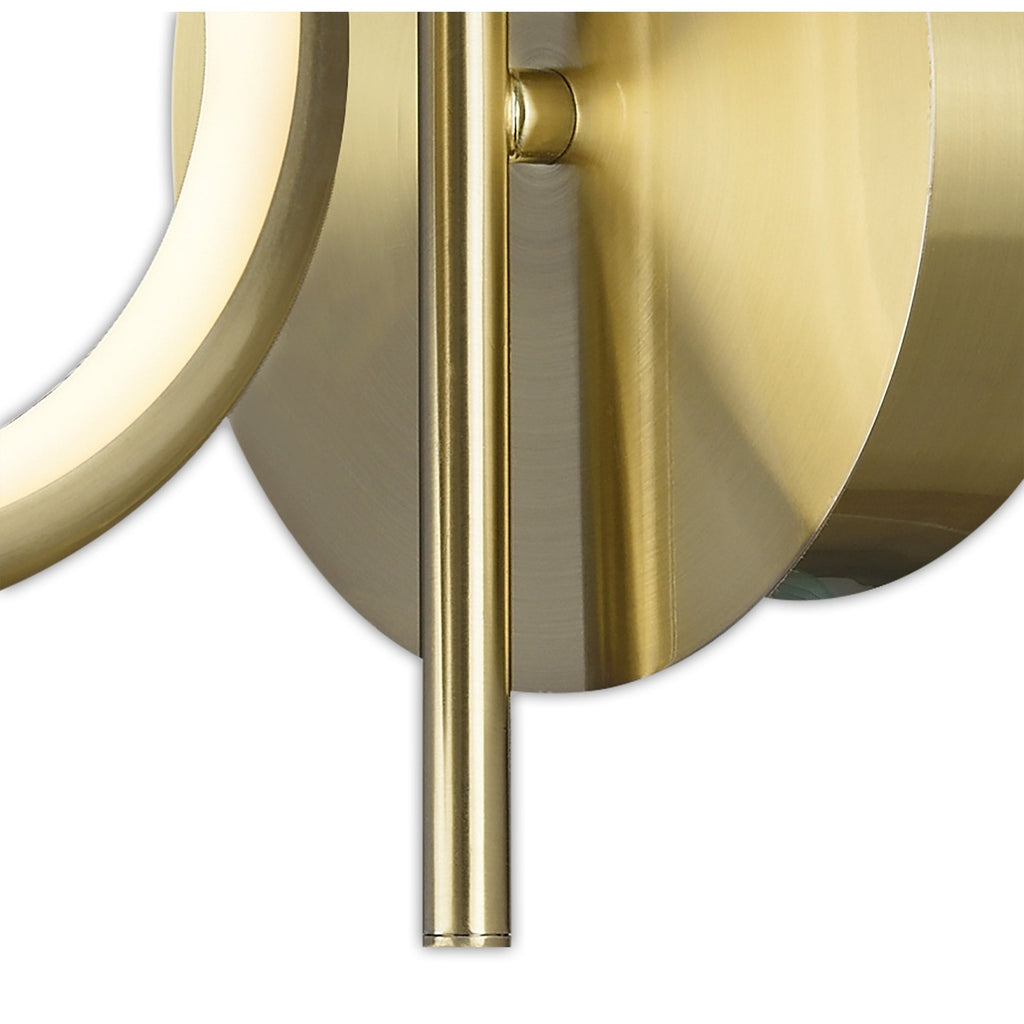 M6585 Olimpia Wall Lamp 8W LED Satin Gold