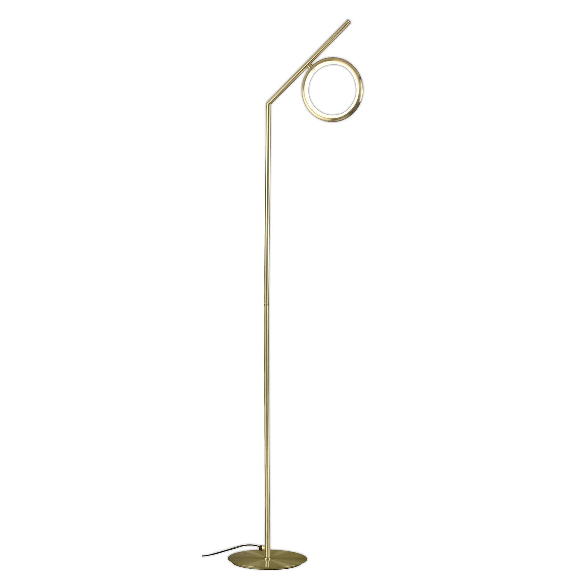 Olimpia Floor  Lamp 12W LED Satin Gold