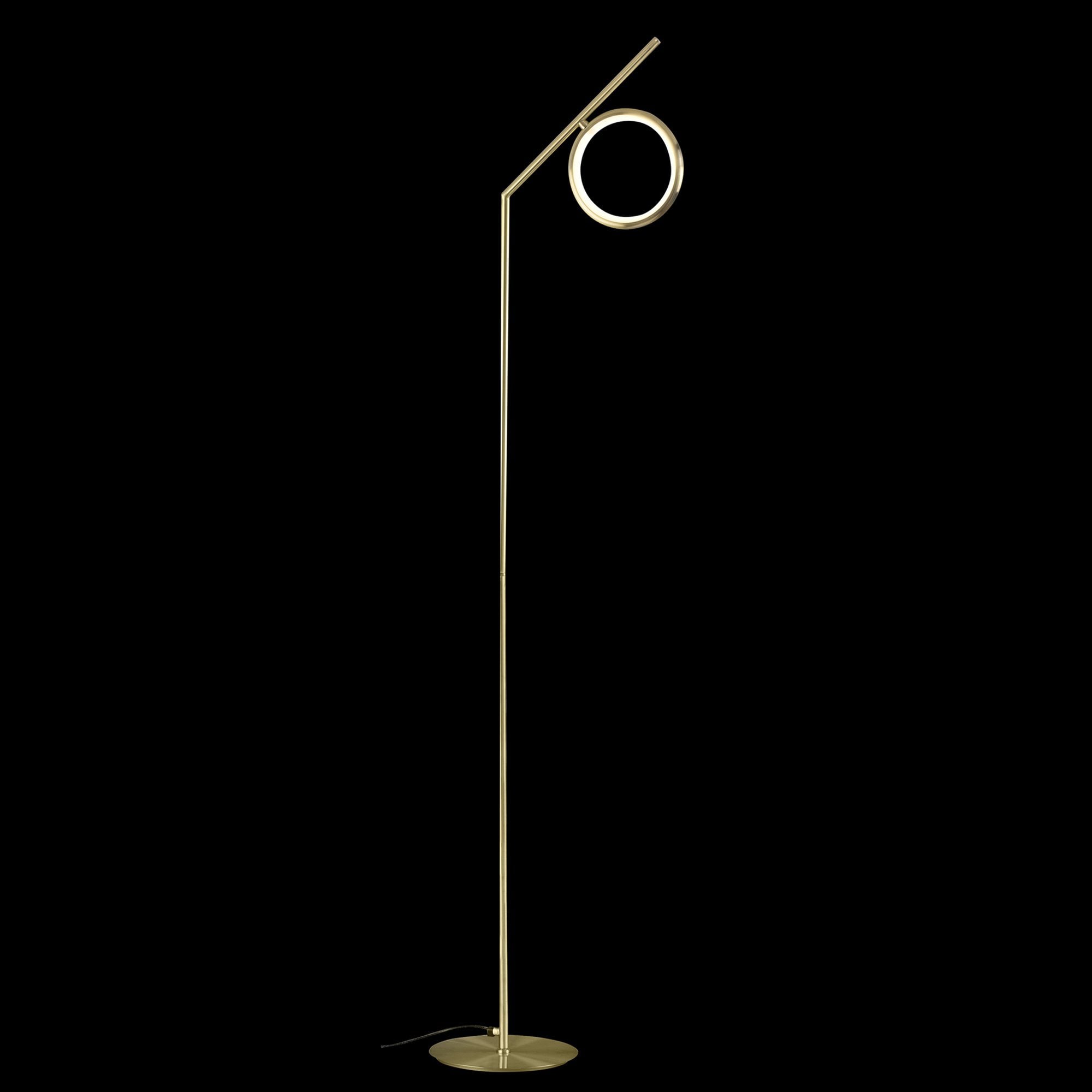 Olimpia Floor  Lamp 12W LED Satin Gold