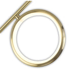 M6587 Olimpia Floor Lamp 12W LED Satin Gold
