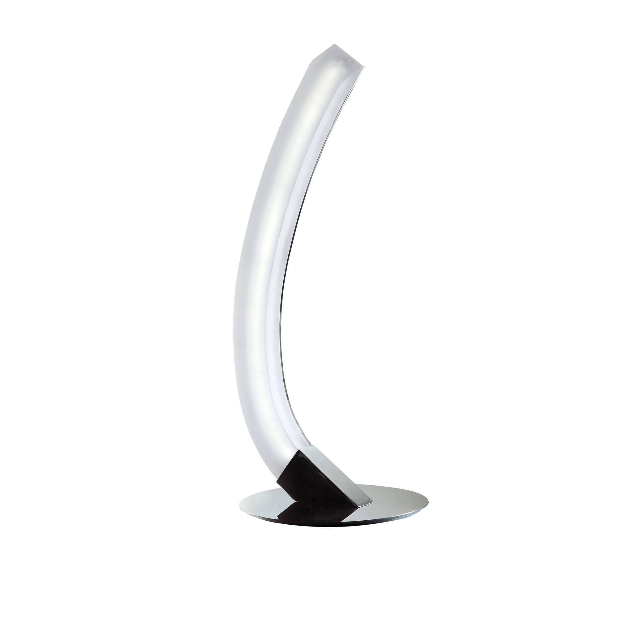 M3563 On Table Lamp Right 5W LED Polished Chrome/Frosted Acrylic