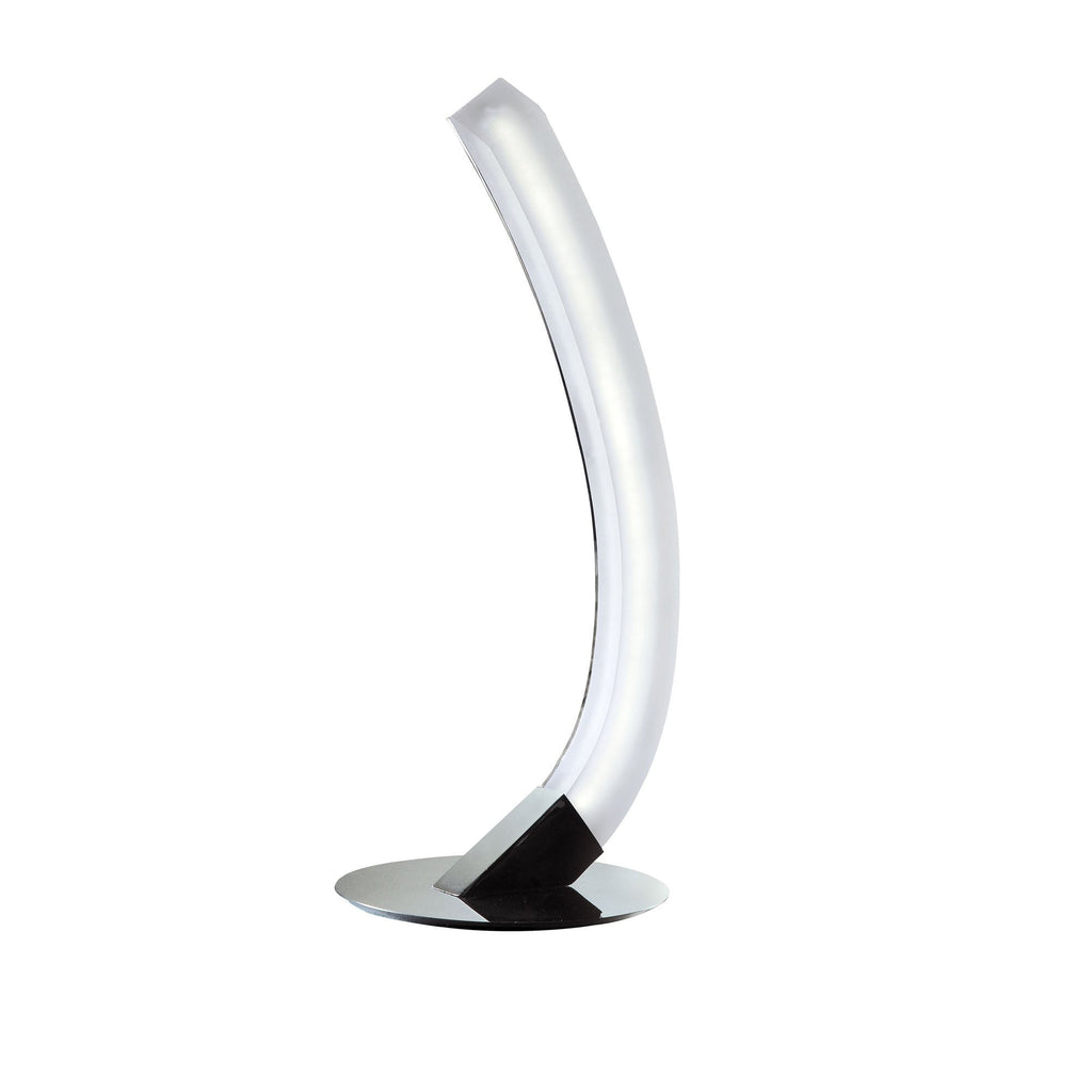 M3564 On Table Lamp Left 5W LED Polished Chrome/Frosted Acrylic