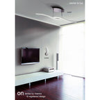 M3564 On Table Lamp Left 5W LED Polished Chrome/Frosted Acrylic
