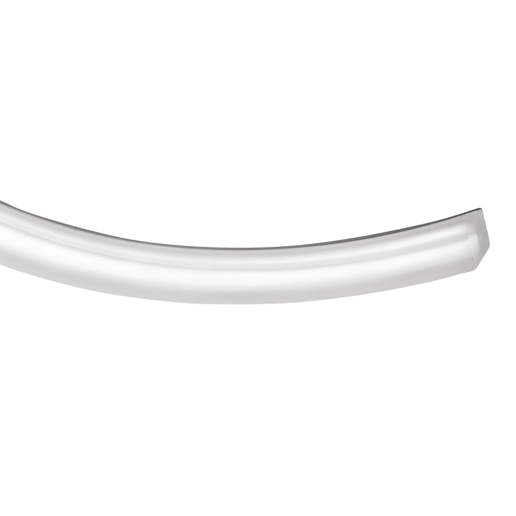 M3567 On Telescopic Convertible To Semi Flush Linear 28W LED Polished Chrome Frosted Acrylic