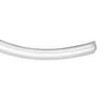 M3567 On Telescopic Convertible To Semi Flush Linear 28W LED Polished Chrome Frosted Acrylic
