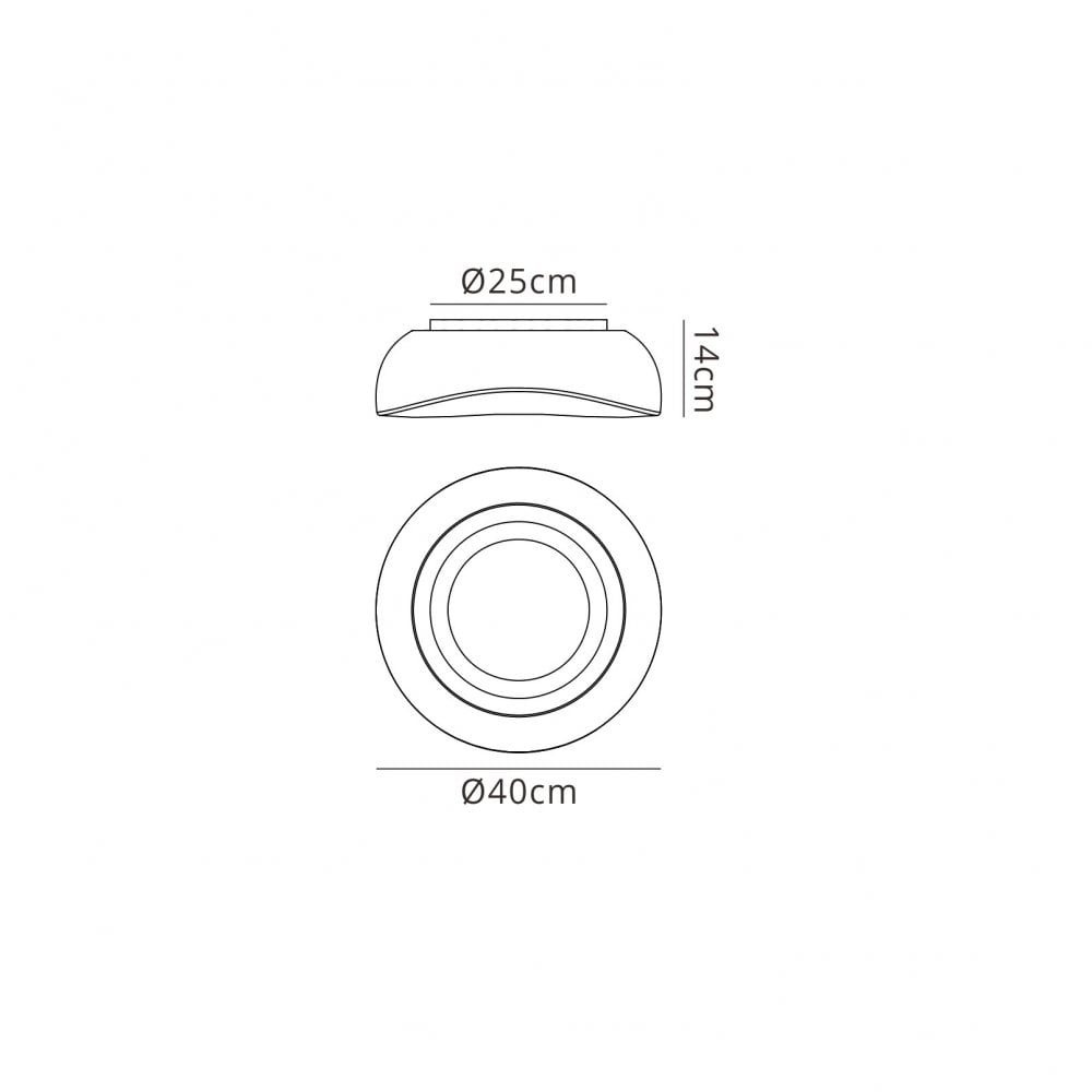 M4896 Opal Flush Ceiling 3 Light E27 Polished Chrome/Frosted White Glass