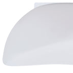 M4896 Opal Flush Ceiling 3 Light E27 Polished Chrome/Frosted White Glass