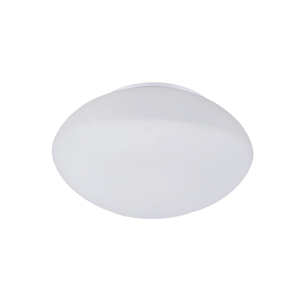 M4897 Opal Ceiling/Wall 1 Light E27 Polished Chrome/Frosted White Glass