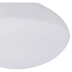 M4897 Opal Ceiling/Wall 1 Light E27 Polished Chrome/Frosted White Glass