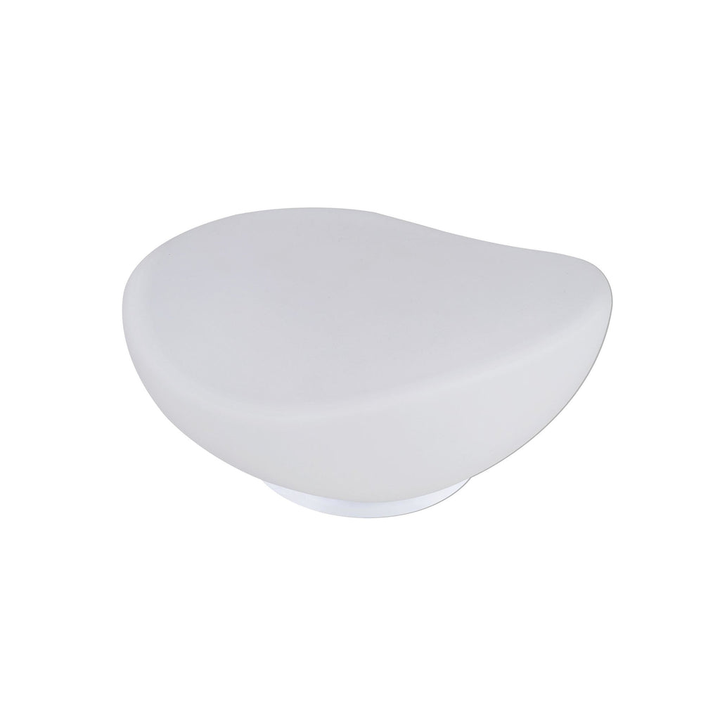 M4898 Opal Table Lamp 1 Light E27 White Base/Frosted White Glass