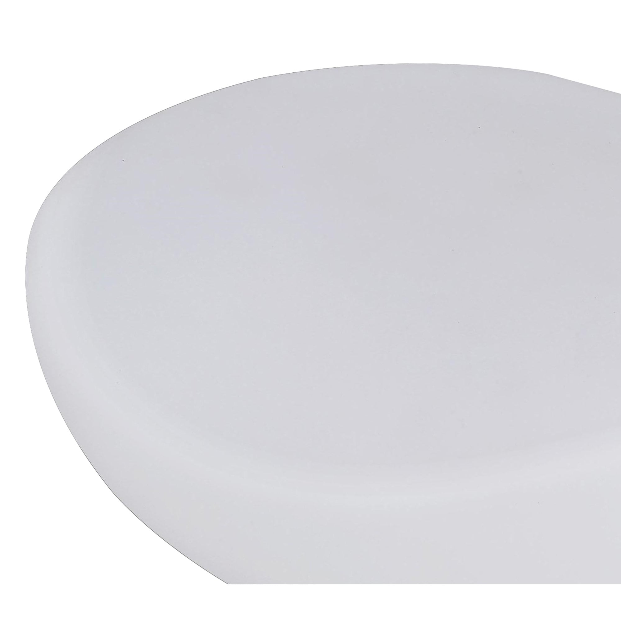 M4898 Opal Table Lamp 1 Light E27 White Base/Frosted White Glass
