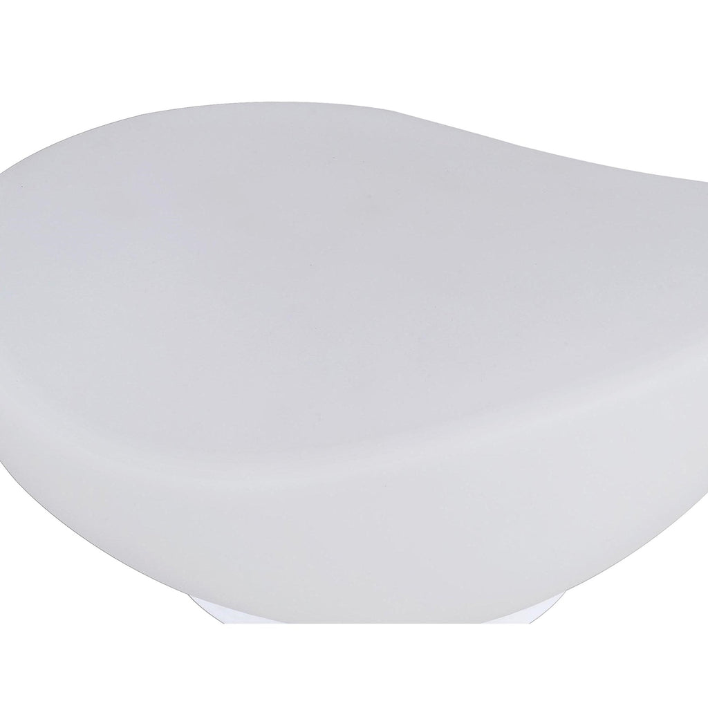 M4898 Opal Table Lamp 1 Light E27 White Base/Frosted White Glass
