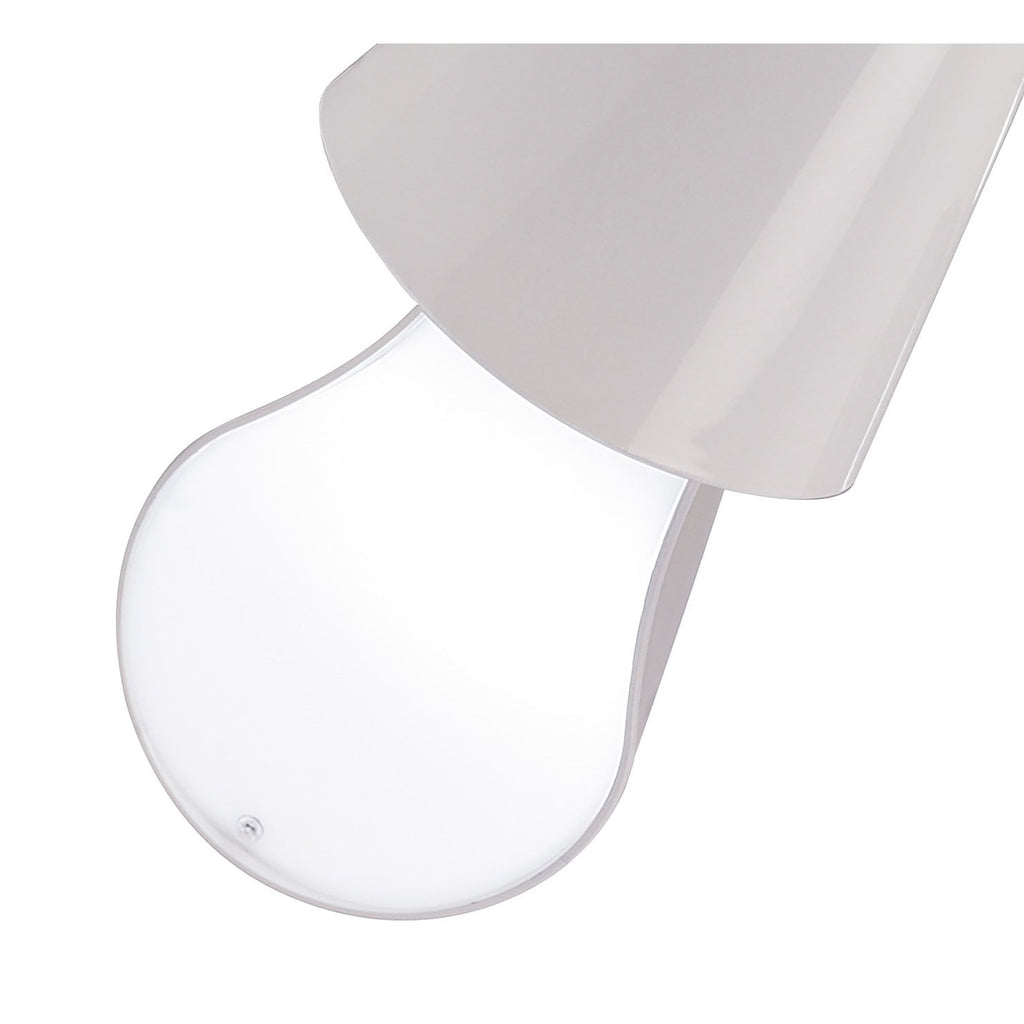 M1545 Ora Ceiling 2 Arm 4 Light E27 Gloss White/White Acrylic/Polished Chrome