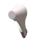 M1547 Ora Wall Lamp 1 Light E27 Gloss White / White Acrylic / Polished Chrome