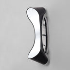 M1554 Ora Wall Lamp 2 Light E27 Gloss Black/White Acrylic/Polished Chrome