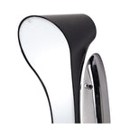 M1554 Ora Wall Lamp 2 Light E27 Gloss Black/White Acrylic/Polished Chrome