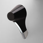 M1557 Ora Wall Lamp 1 Light E27 Gloss Black/White Acrylic/Polished Chrome