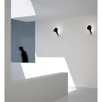 M1557 Ora Wall Lamp 1 Light E27 Gloss Black/White Acrylic/Polished Chrome