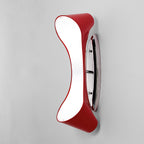 M1564 Ora Wall Lamp 2 Light E27 Gloss Red/White Acrylic/Polished Chrome