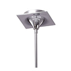 M1580 Ora Telescopic Convertible To Semi Flush 6 Light E27 Gloss White/White Acrylic/Polished Chrome