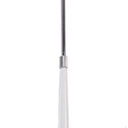 M1580 Ora Telescopic Convertible To Semi Flush 6 Light E27 Gloss White/White Acrylic/Polished Chrome