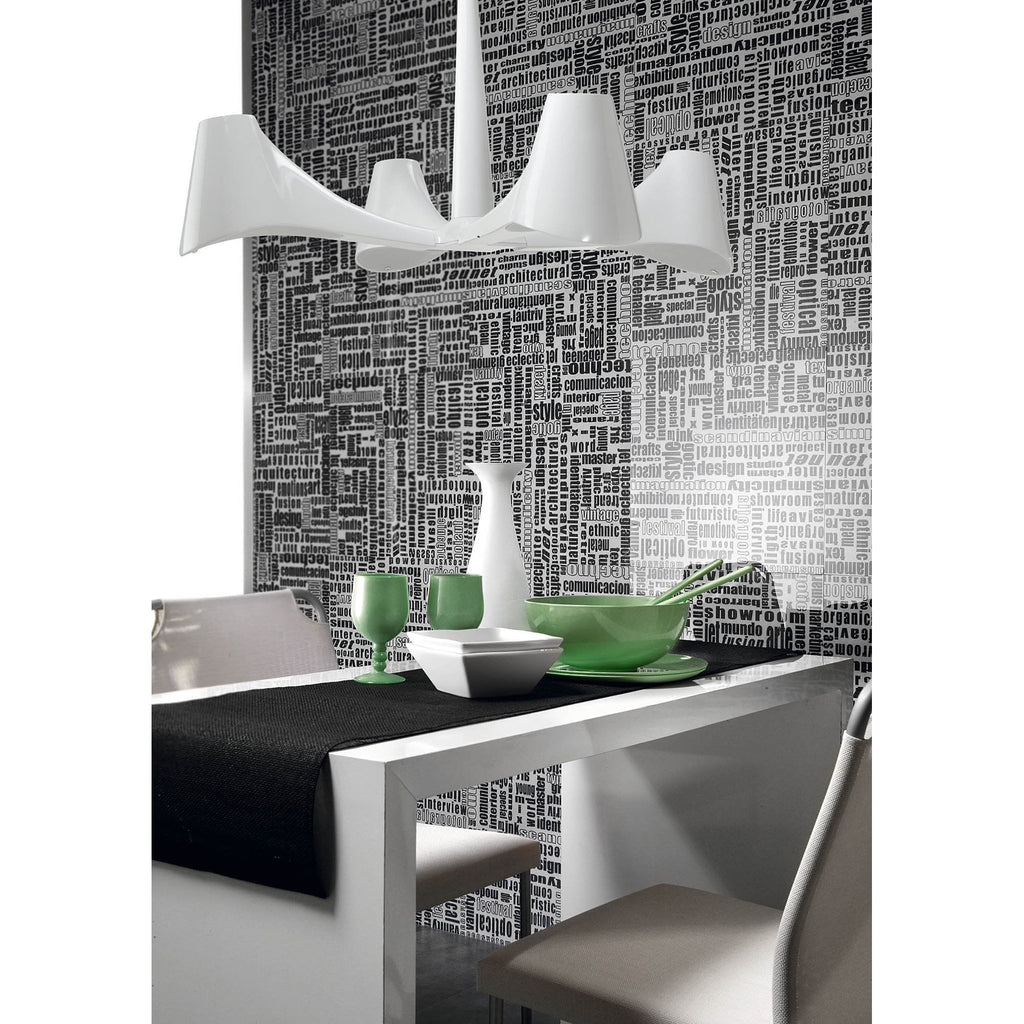 M1581 Ora Telescopic Convertible To Semi Flush 4 Light E27 Gloss White/White Acrylic/Polished Chrome