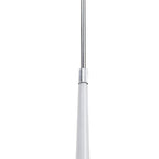 M1581 Ora Telescopic Convertible To Semi Flush 4 Light E27 Gloss White/White Acrylic/Polished Chrome