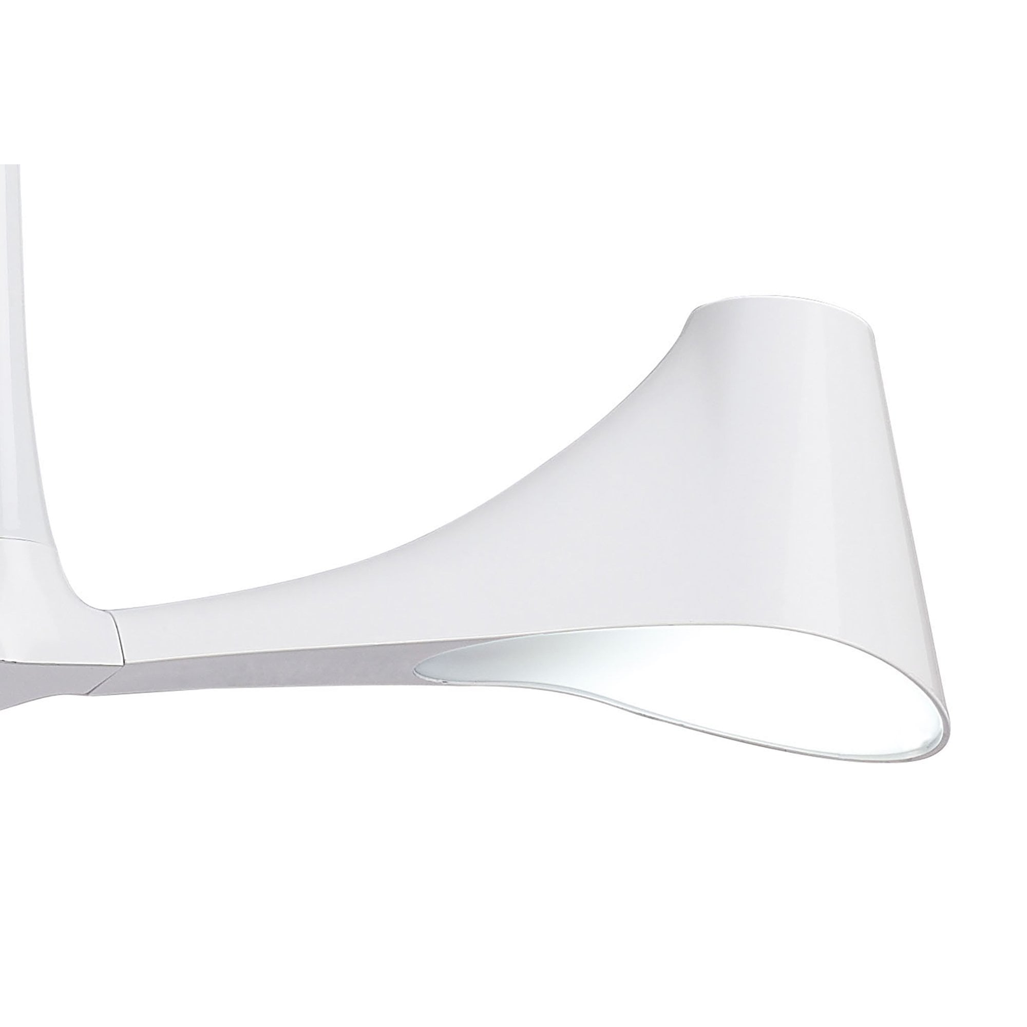 M1582 Ora Telescopic Convertible To Semi Flush 3 Light E27 Gloss White/White Acrylic/Polished Chrome
