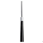 M1590 Ora Telescopic Convertible To Semi Flush 6 Light E27 Gloss Black/White Acrylic/Polished Chrome