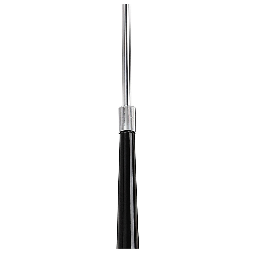 M1592 Ora Telescopic Convertible To Semi Flush 3 Light E27 Gloss Black/White Acrylic/Polished Chrome