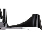 M1592 Ora Telescopic Convertible To Semi Flush 3 Light E27 Gloss Black/White Acrylic/Polished Chrome