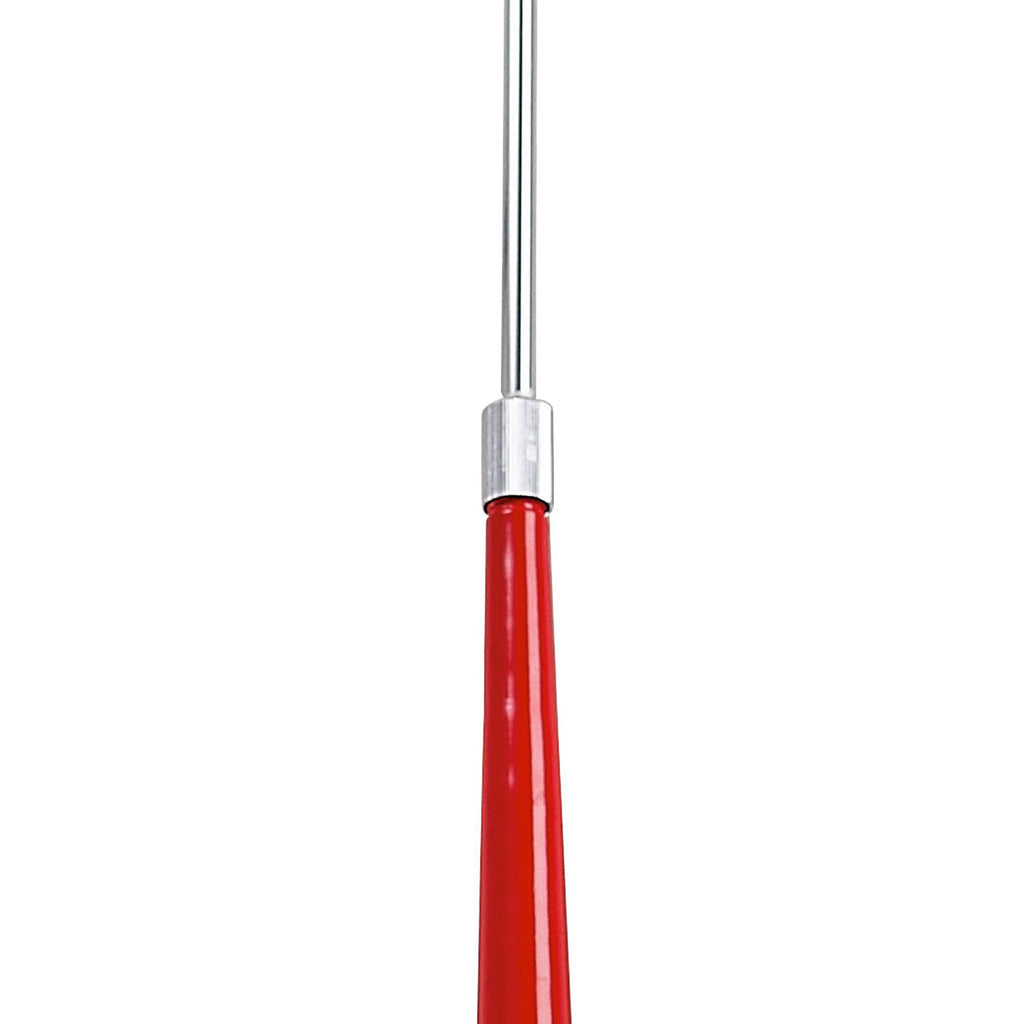 M1601 Ora Telescopic Convertible To Semi Flush 4 Light E27 Gloss Red/White Acrylic/Polished Chrome