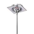 M1602 Ora Telescopic Convertible To Semi Flush 3 Light E27 Gloss Red/White Acrylic/Polished Chrome