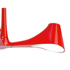M1602 Ora Telescopic Convertible To Semi Flush 3 Light E27 Gloss Red/White Acrylic/Polished Chrome