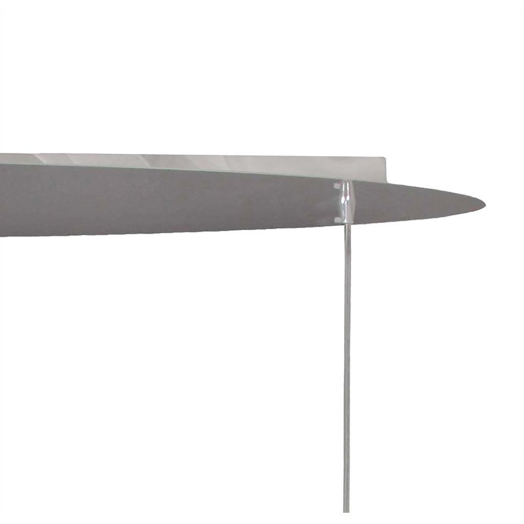 M5145 Organica Linear Pendant 3 Light E27 Line Gloss White/Polished Chrome