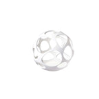 M5146 Organica Table Lamp 3 Light E27 Gloss White/Polished Chrome