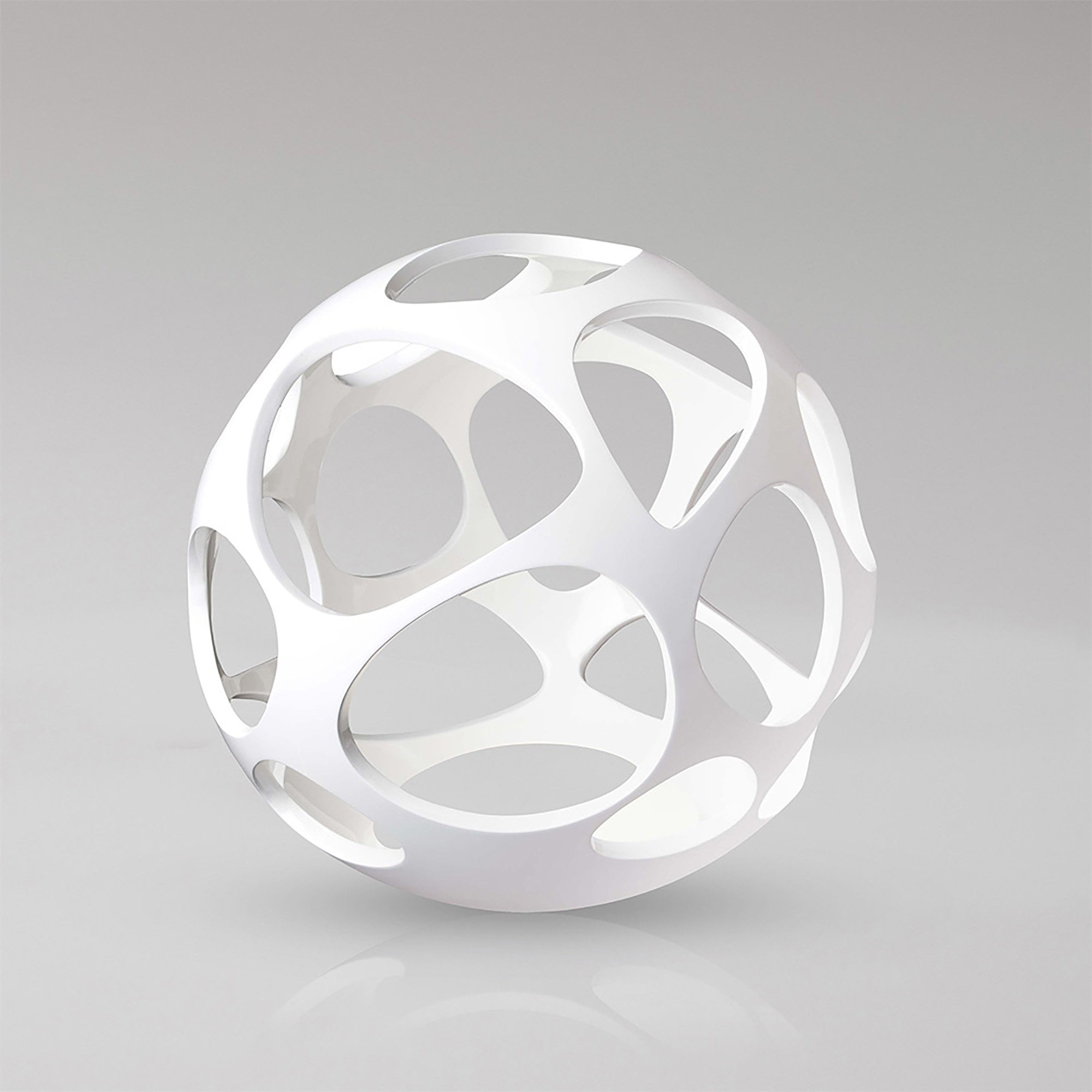 M5146 Organica Table Lamp 3 Light E27 Gloss White/Polished Chrome