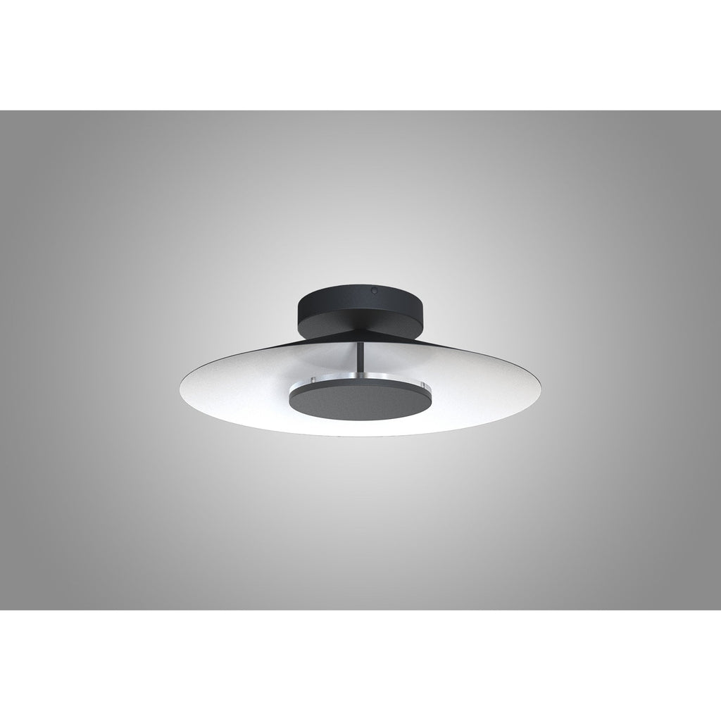 M8122 Orion Ceiling 25cm Round 8W LED White/Black