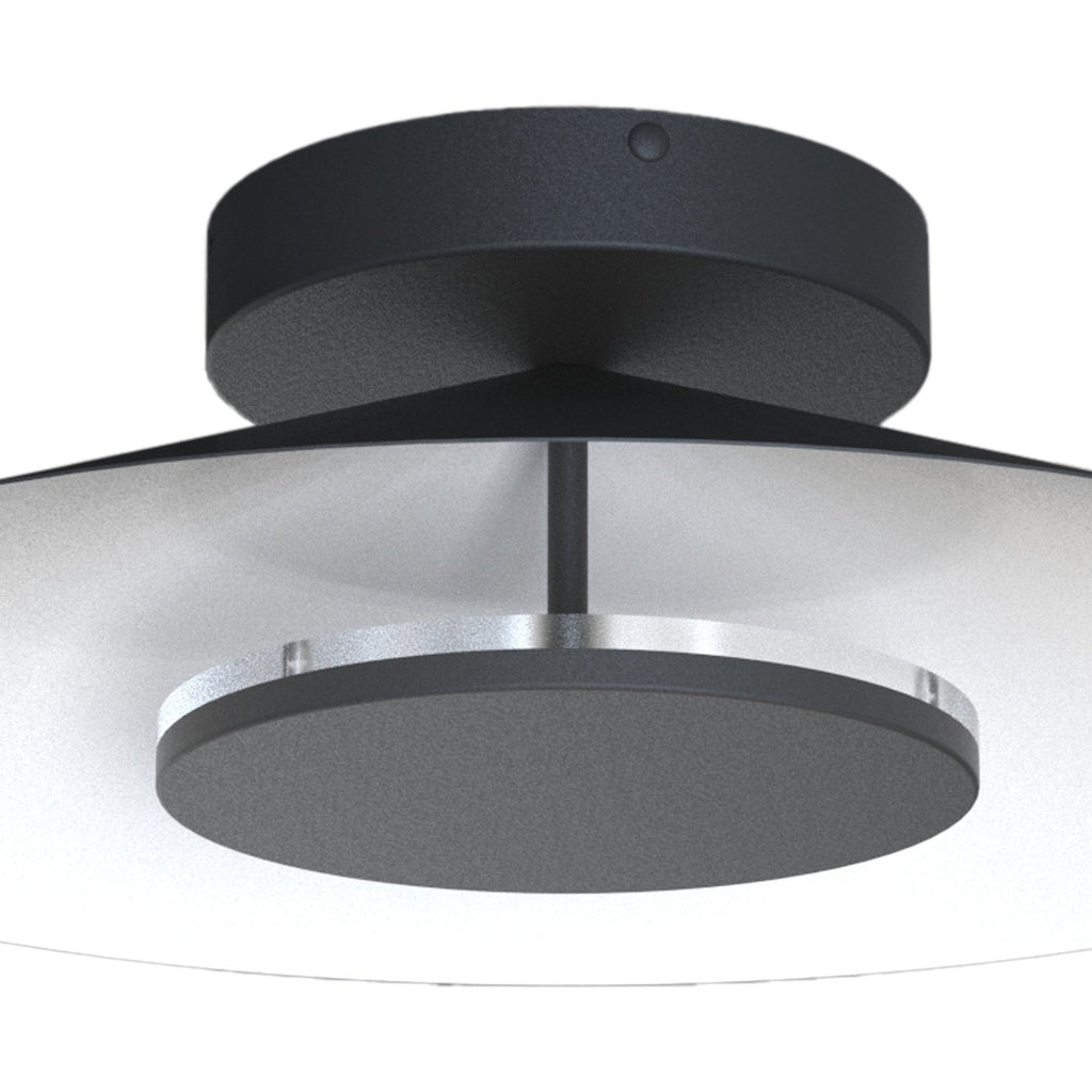 M8122 Orion Ceiling 25cm Round 8W LED White/Black