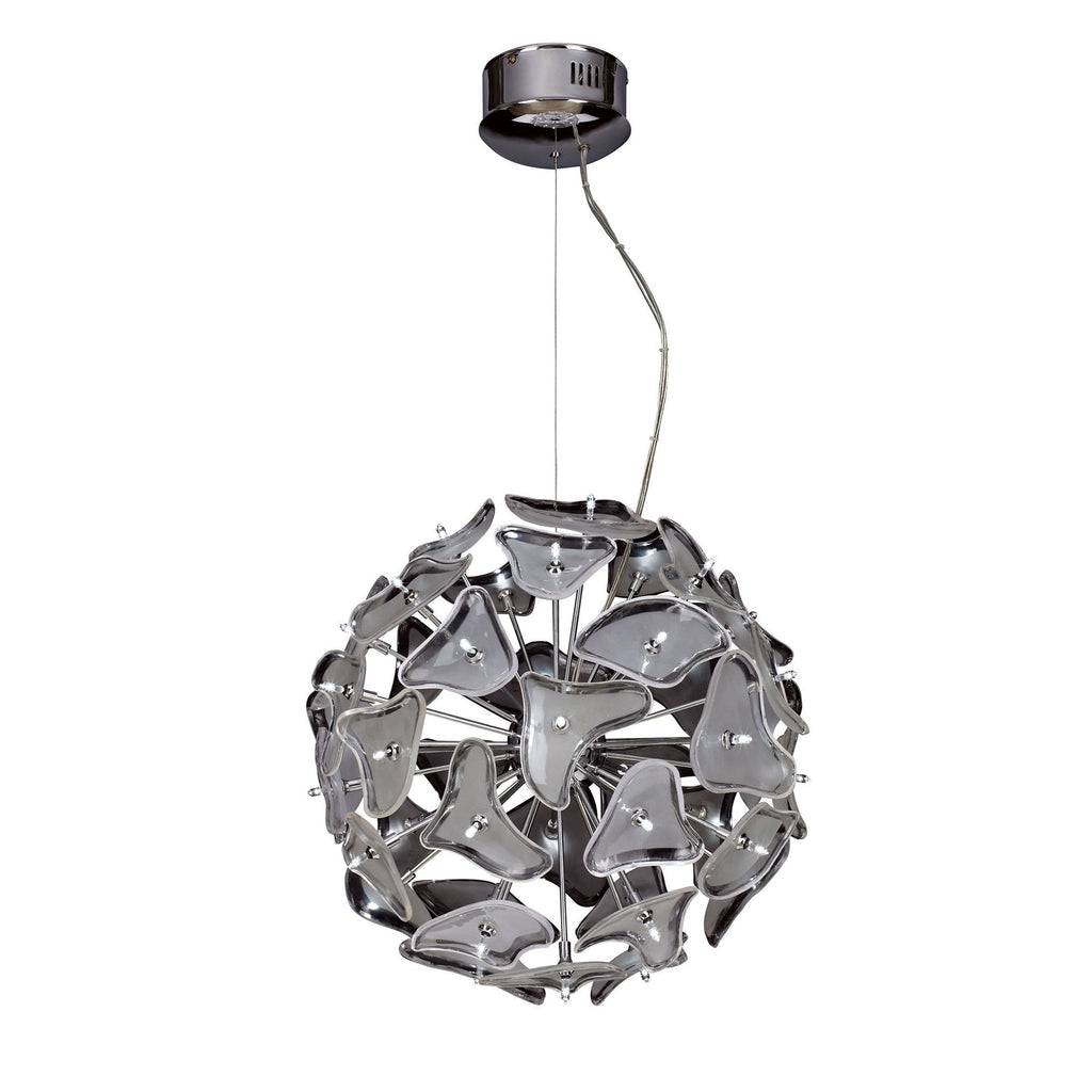 M0590 Otto Pendant 41 Light G4 Sphere Polished Chrome/Frosted Glass