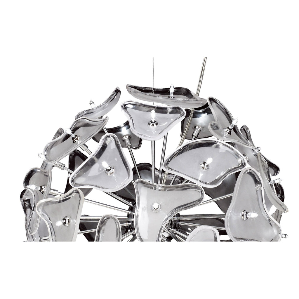 M0590 Otto Pendant 41 Light G4 Sphere Polished Chrome/Frosted Glass