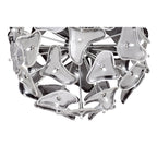 M0590 Otto Pendant 41 Light G4 Sphere Polished Chrome/Frosted Glass