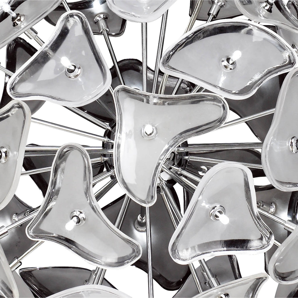 M0590 Otto Pendant 41 Light G4 Sphere Polished Chrome/Frosted Glass