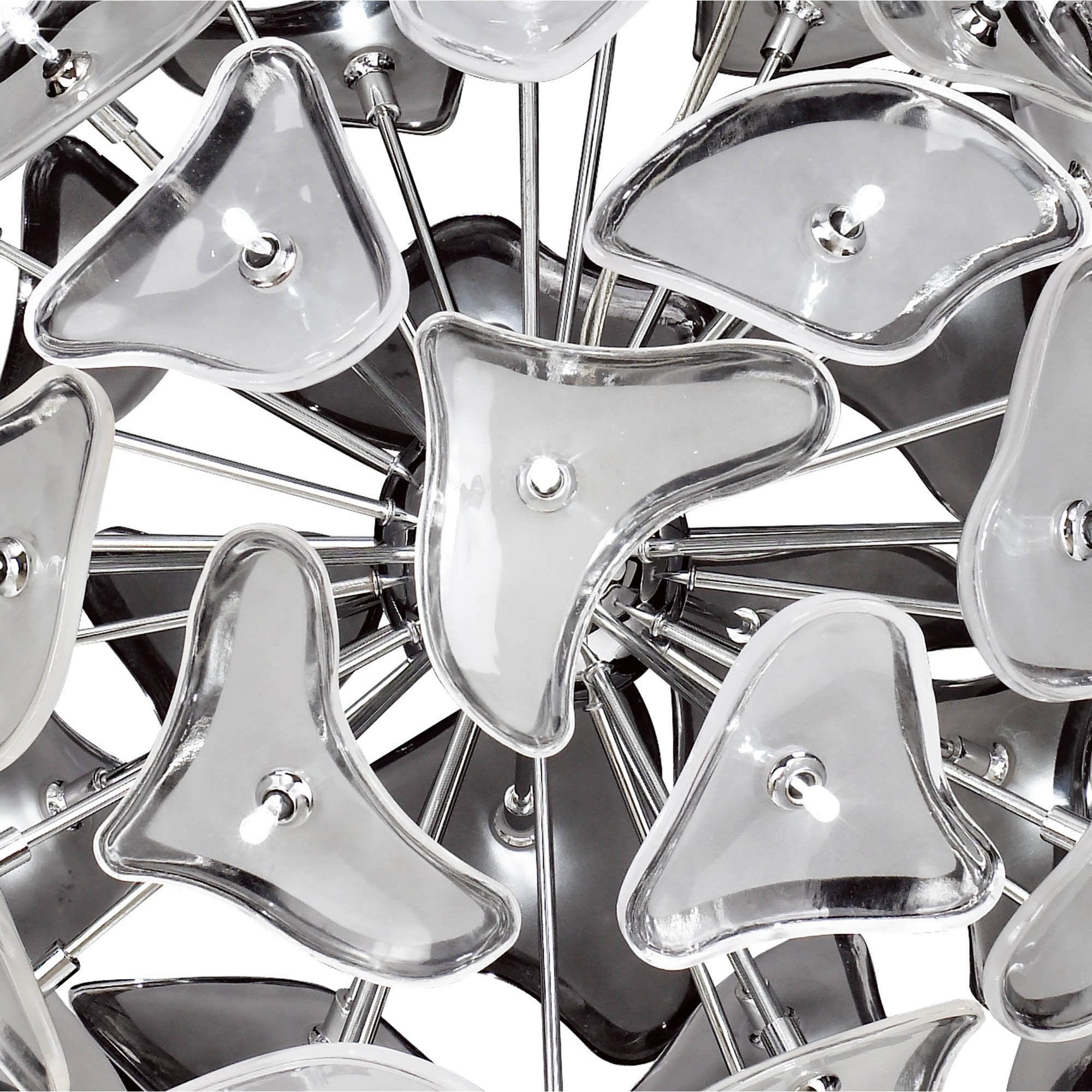 M0590 Otto Pendant 41 Light G4 Sphere Polished Chrome/Frosted Glass