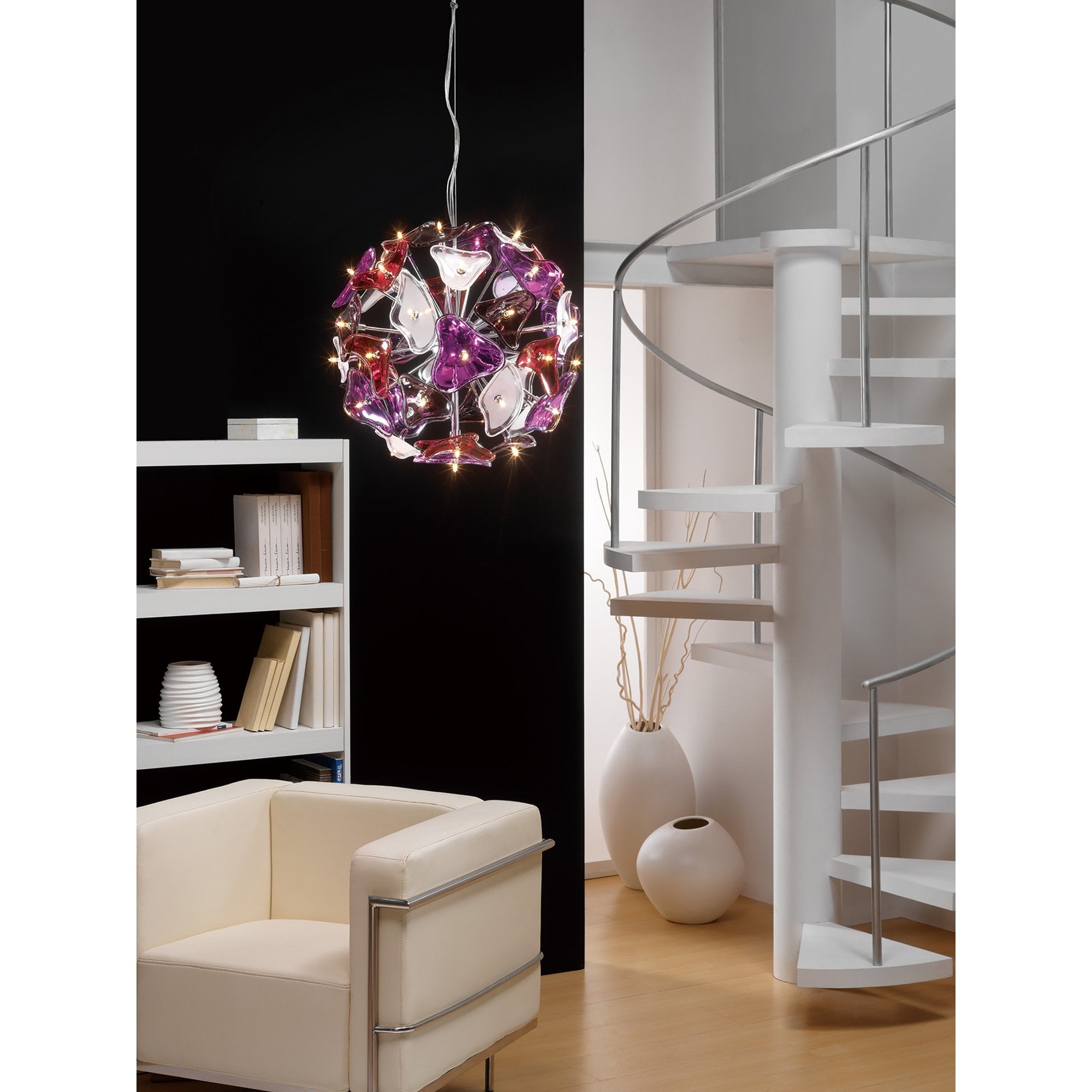 M0593 Otto Ceiling/Wall 2 Light G4 Bar Polished Chrome/Frosted Glass