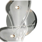M0593 Otto Ceiling/Wall 2 Light G4 Bar Polished Chrome/Frosted Glass