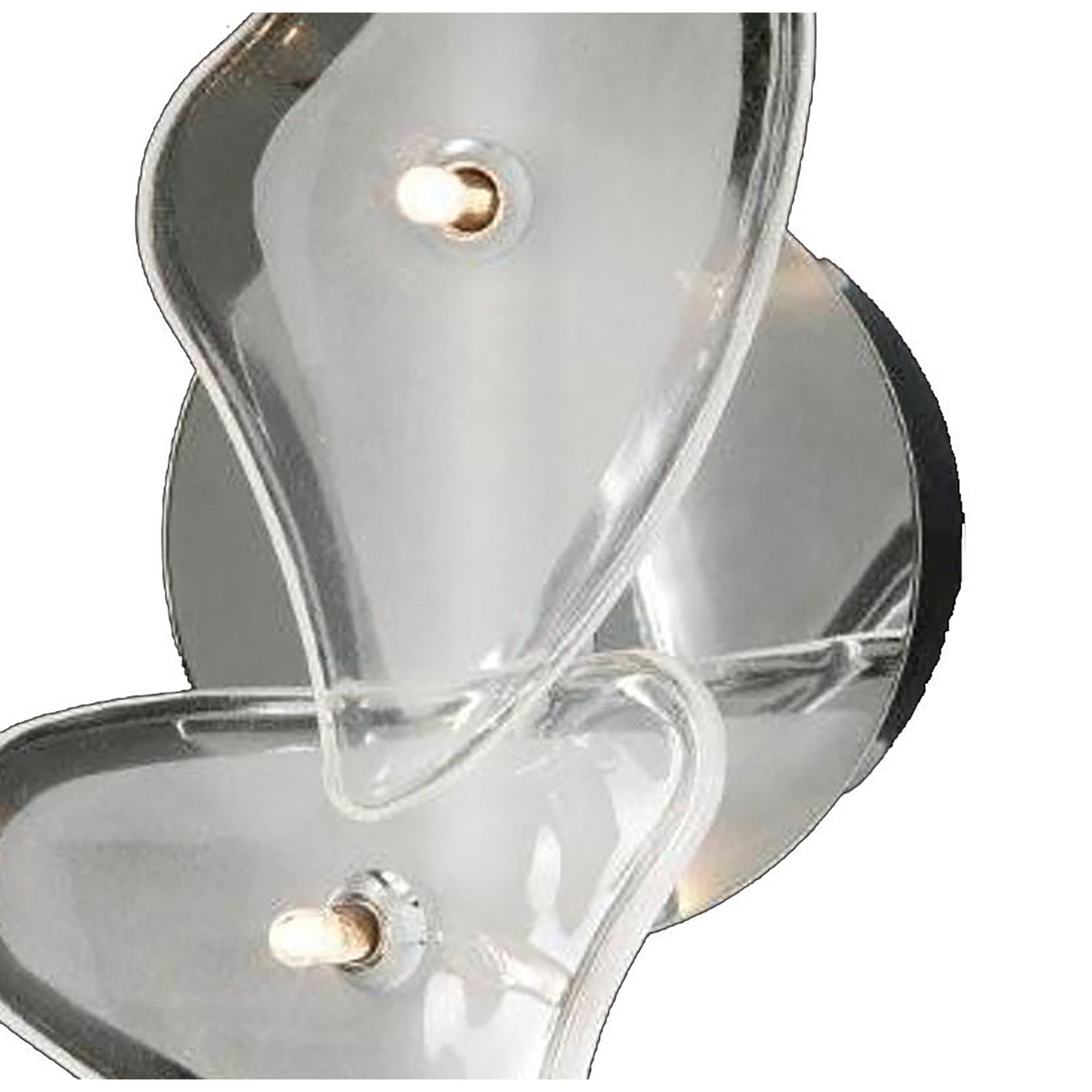 M0593 Otto Ceiling/Wall 2 Light G4 Bar Polished Chrome/Frosted Glass