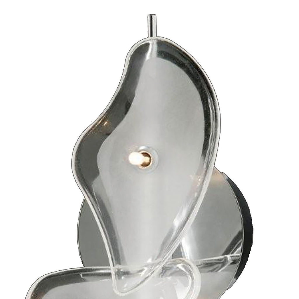 M0593 Otto Ceiling/Wall 2 Light G4 Bar Polished Chrome/Frosted Glass